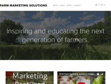 Tablet Screenshot of farmmarketingsolutions.com